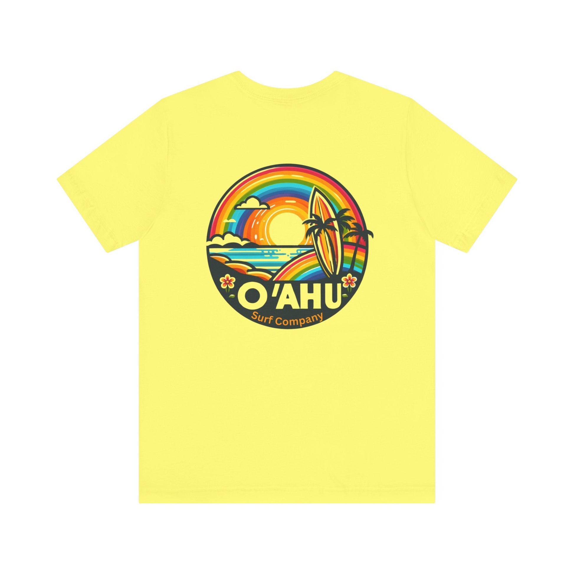 Tropical Rainbow Hawaiian Island T - Shirt - O'ahu Surf Company