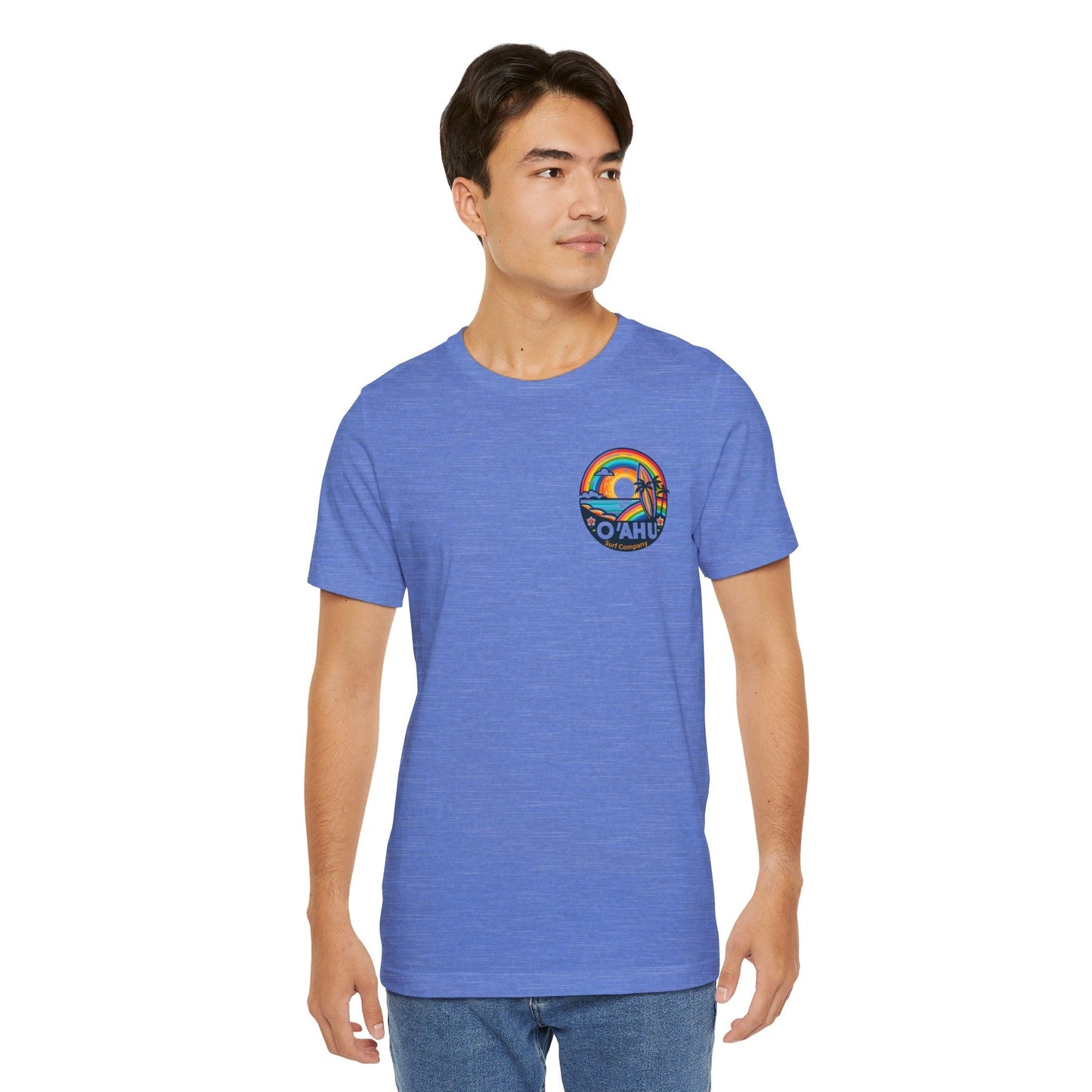 Tropical Rainbow Hawaiian Island T - Shirt - O'ahu Surf Company