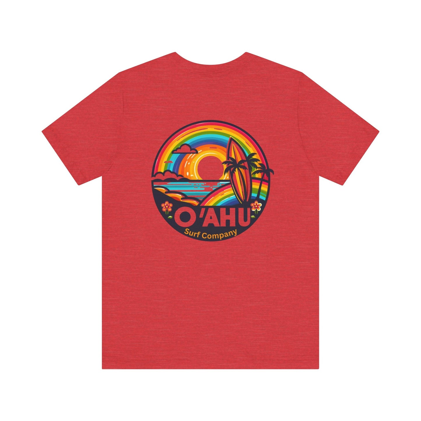 Tropical Rainbow Hawaiian Island T - Shirt - O'ahu Surf Company