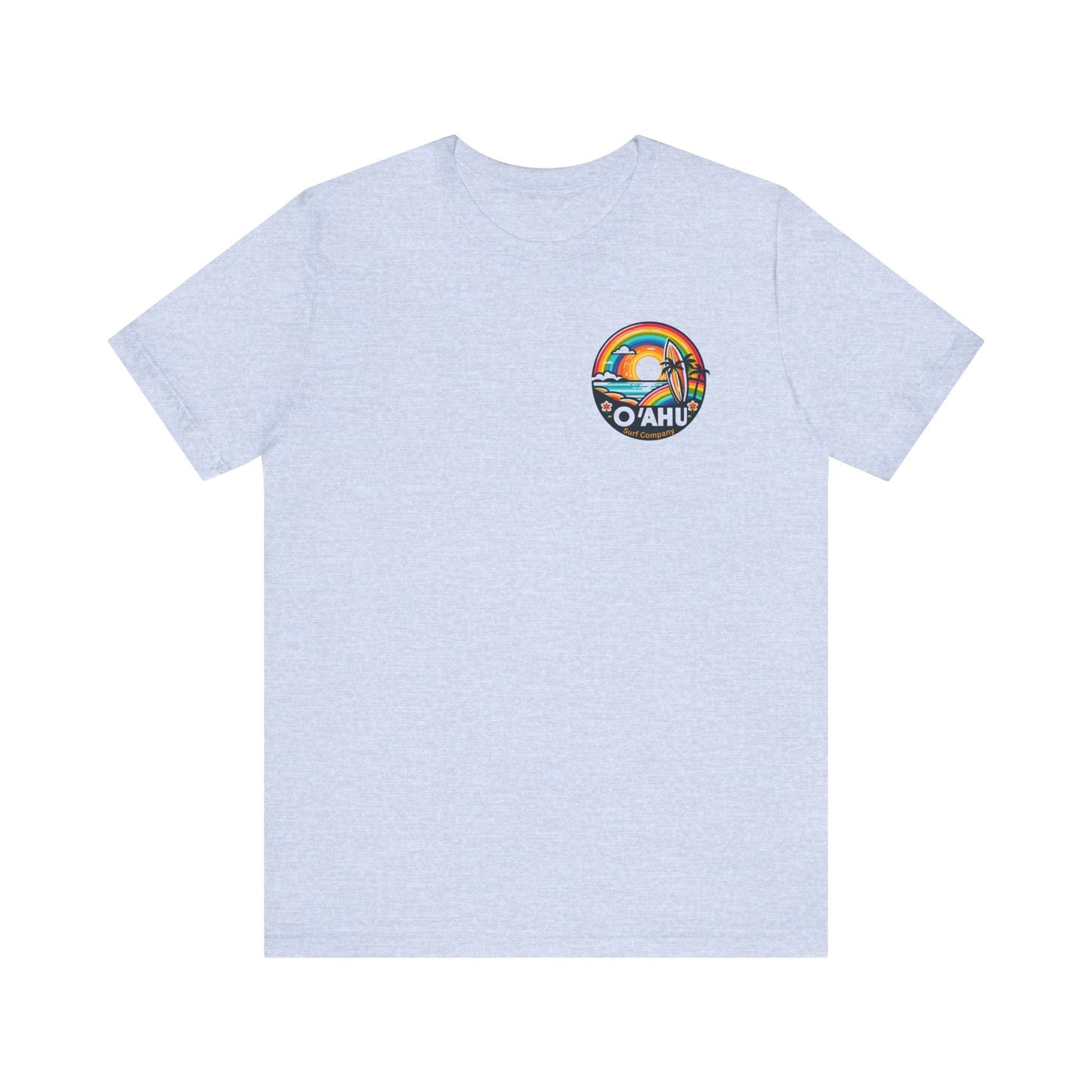 Tropical Rainbow Hawaiian Island T - Shirt - O'ahu Surf Company