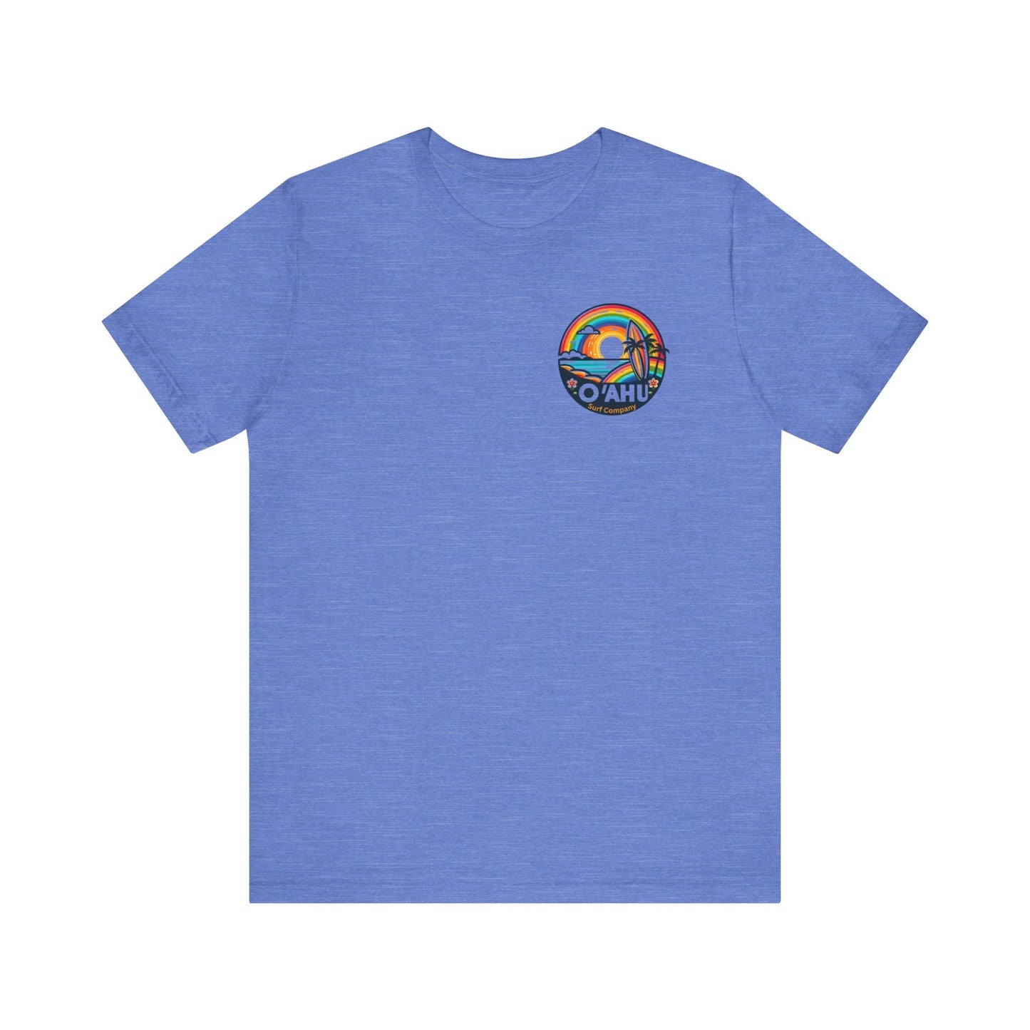 Tropical Rainbow Hawaiian Island T - Shirt - O'ahu Surf Company