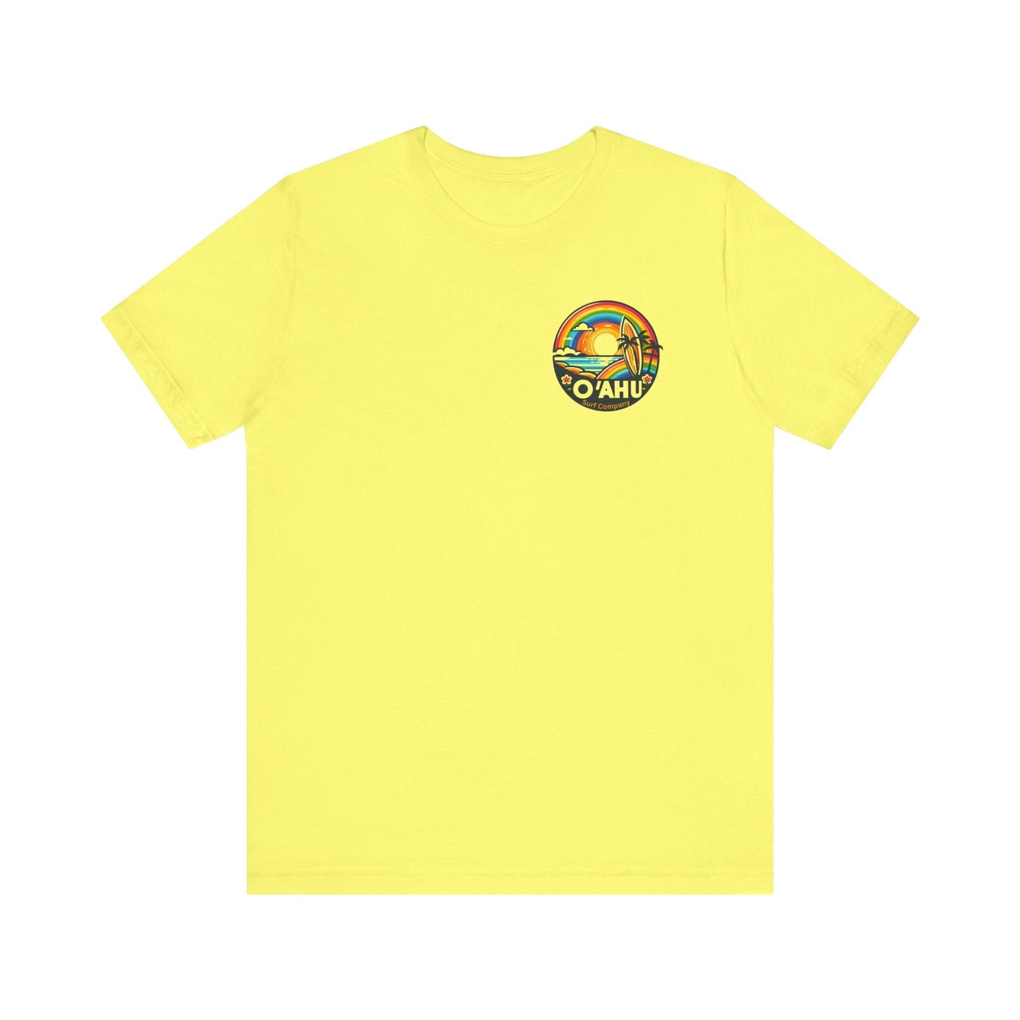 Tropical Rainbow Hawaiian Island T - Shirt - O'ahu Surf Company