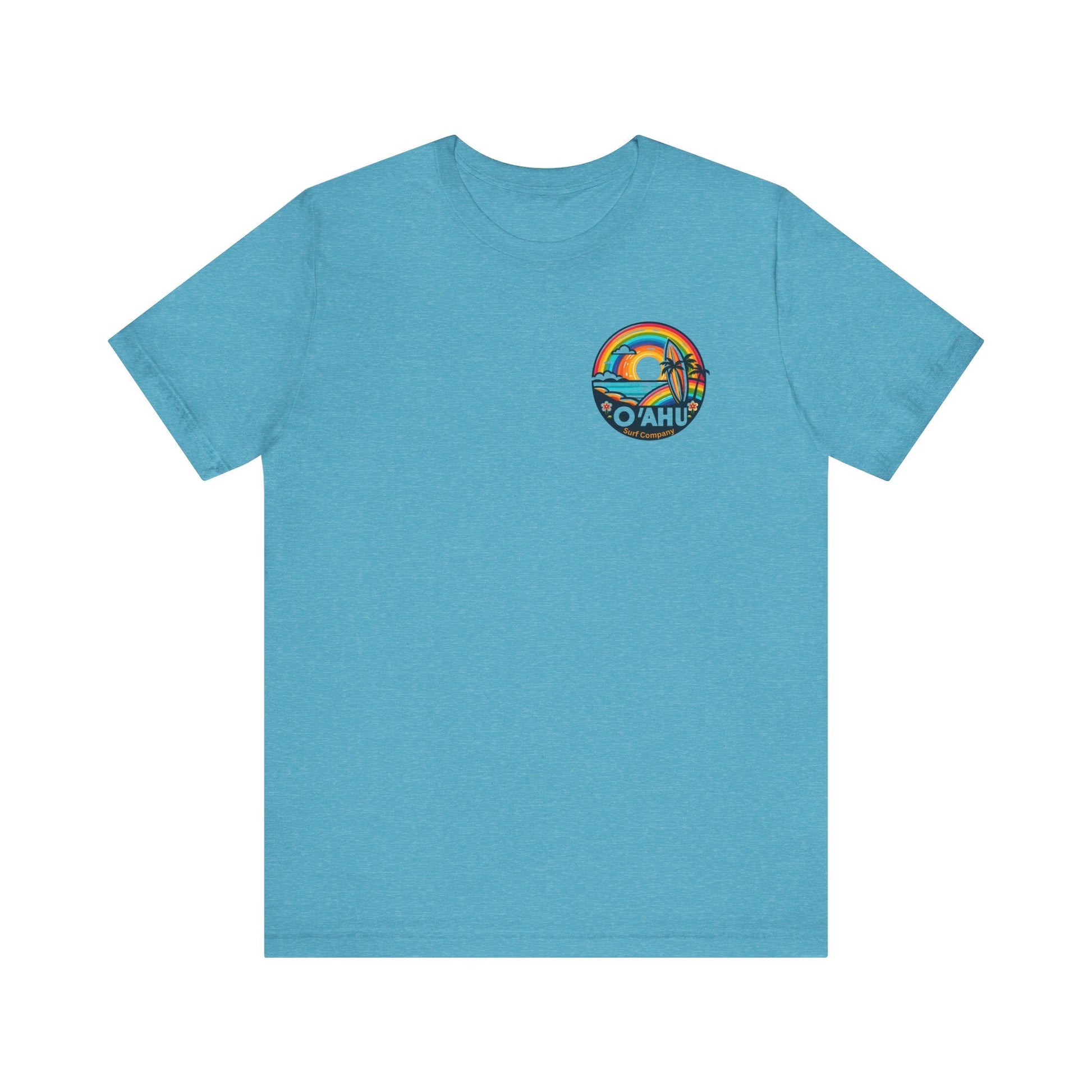 Tropical Rainbow Hawaiian Island T - Shirt - O'ahu Surf Company