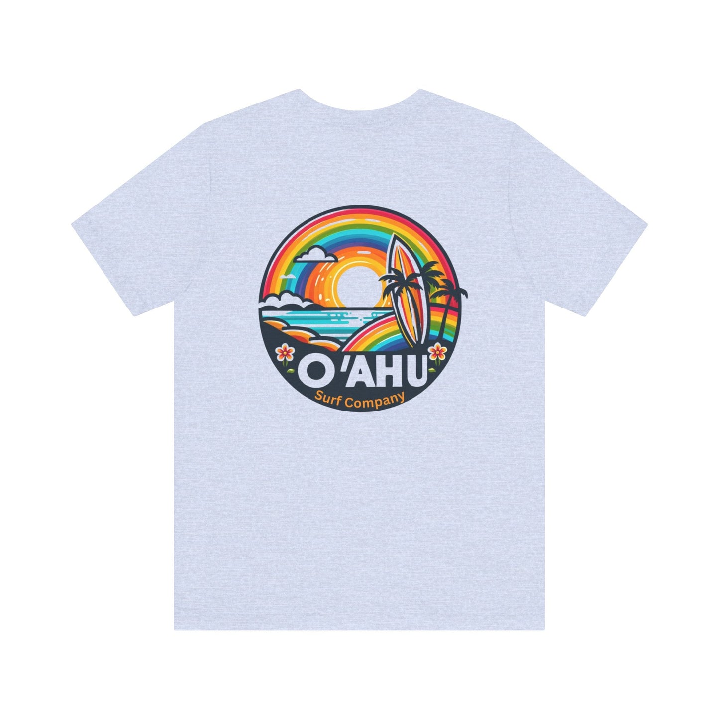 Tropical Rainbow Hawaiian Island T - Shirt - O'ahu Surf Company