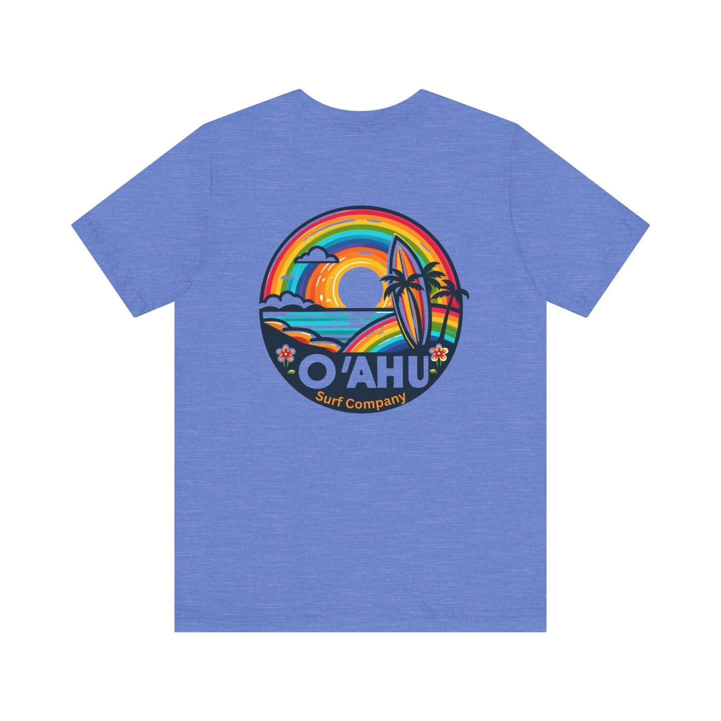 Tropical Rainbow Hawaiian Island T - Shirt - O'ahu Surf Company
