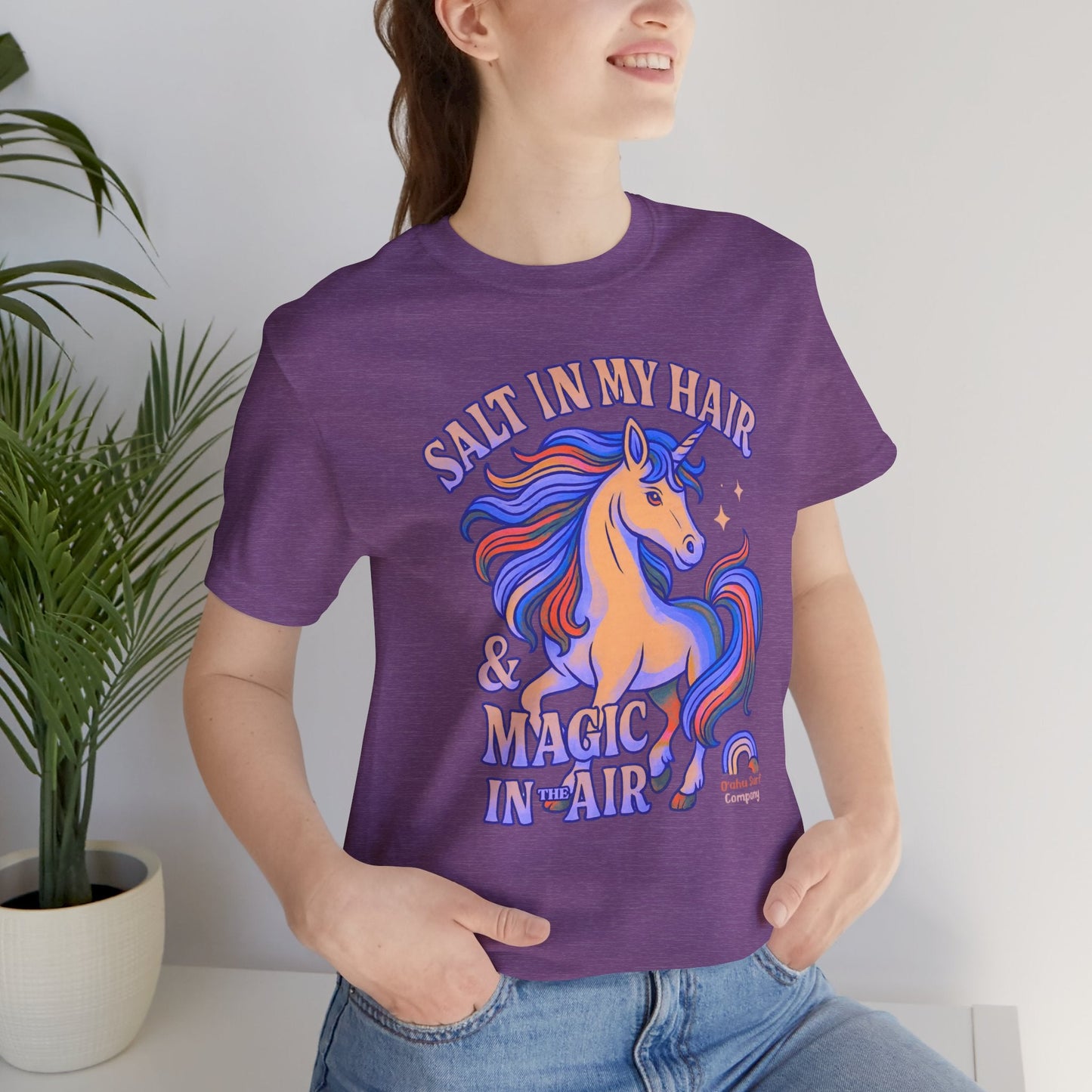 Unicorn Salt in My Hair and Magic in the Air TShirt - O'ahu Surf Company