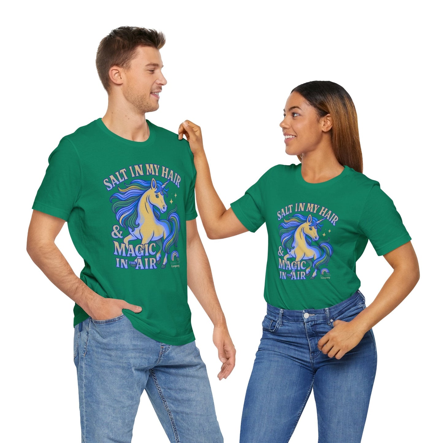 Unicorn T-Shirt for Women Unisex – Aloha Beach Graphic Tee with Rainbow Surf Design Hawaii Inspired from Oahu Surf Company - O'ahu Surf Company