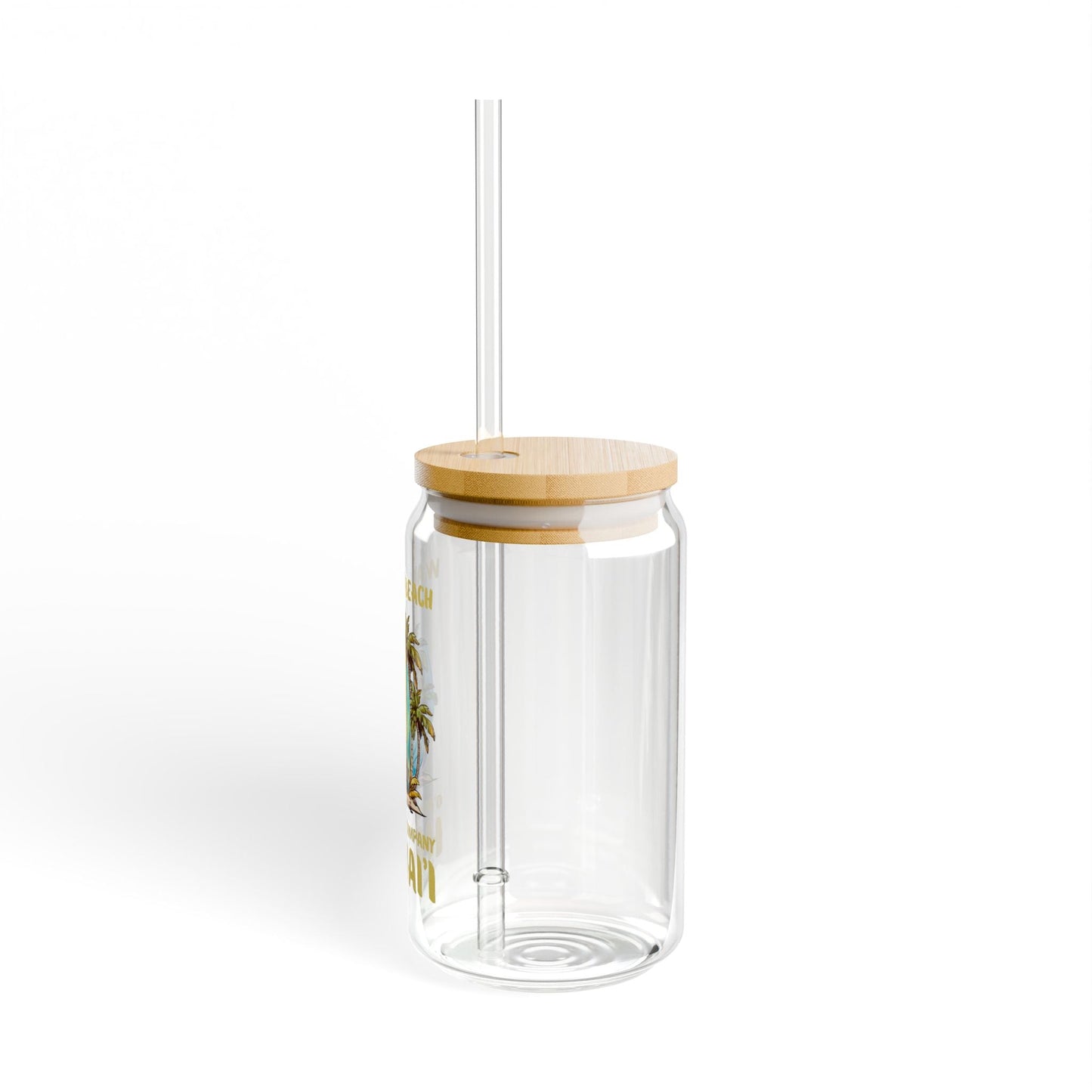 Waikiki Beach Hawaii Sipper Glass - O'ahu Surf Company