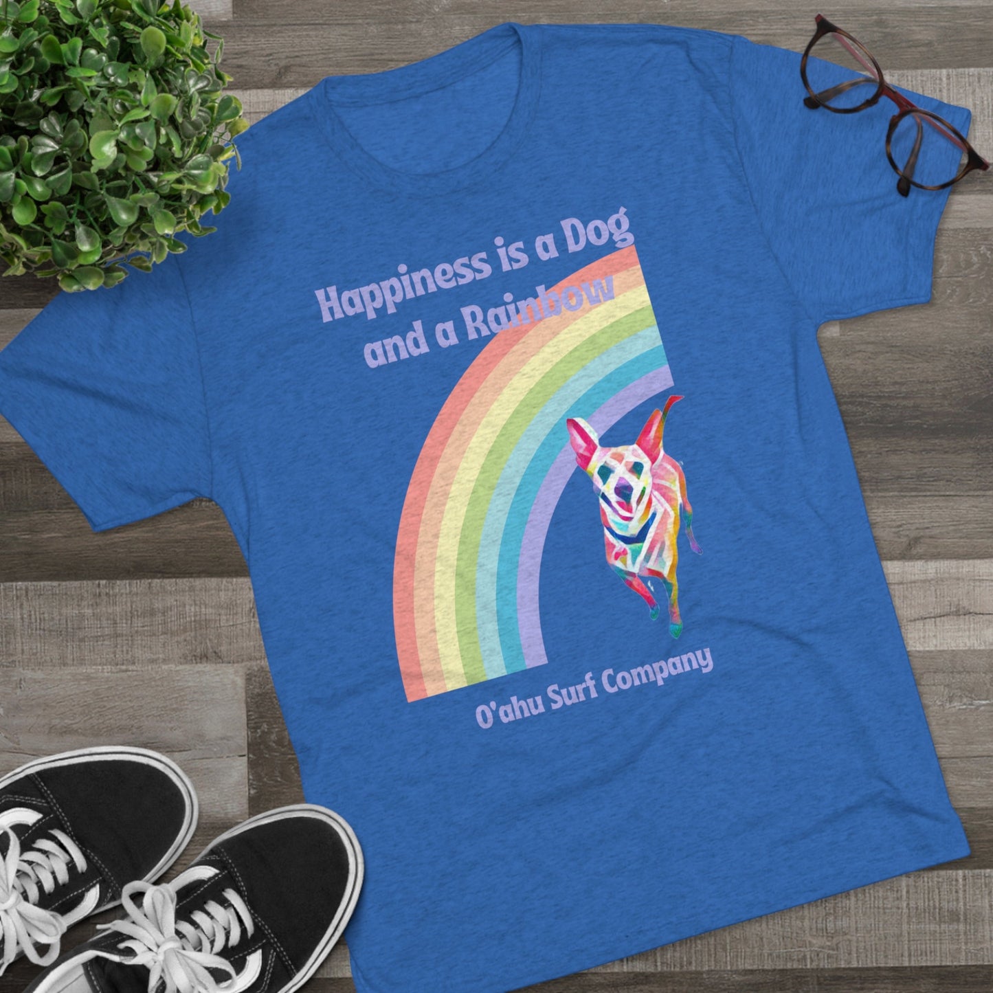 O'ahu Surf Company Dog and a Rainbow T-shirt - O'ahu Surf Company