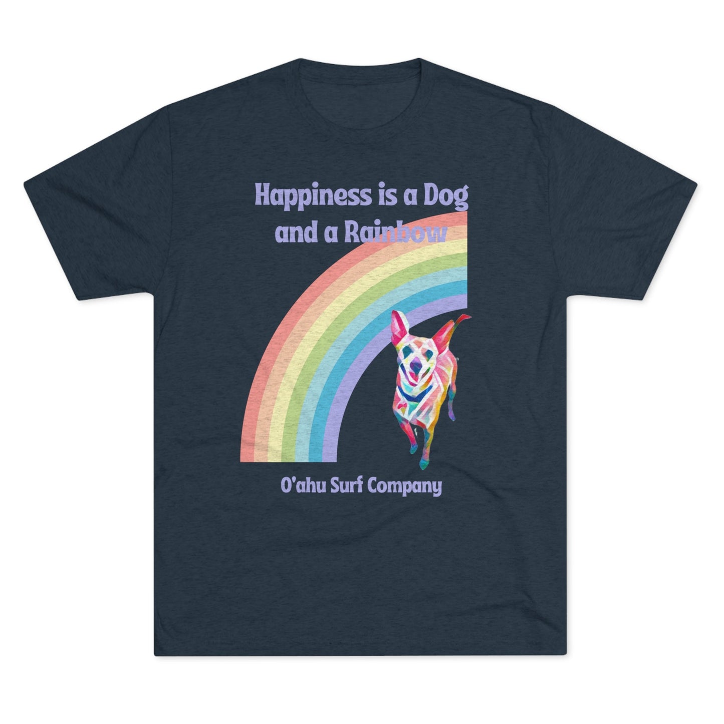 O'ahu Surf Company Dog and a Rainbow T-shirt - O'ahu Surf Company