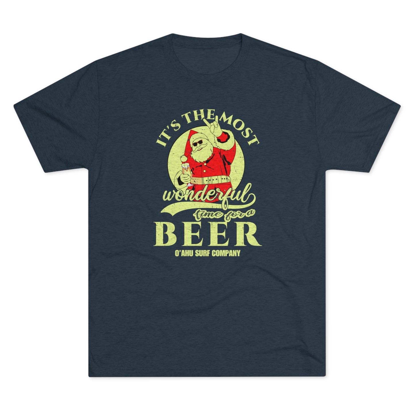 It's the Most Wonderful Time for a Beer T-shirt - O'ahu Surf Company. Holiday drinking shirt.