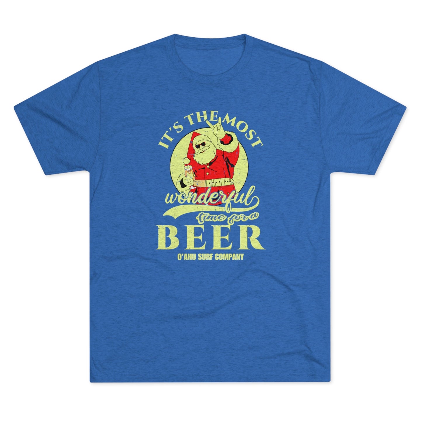 O'ahu Surf Company It's the Most Wonderful Time for a Beer T-shirt - O'ahu Surf Company