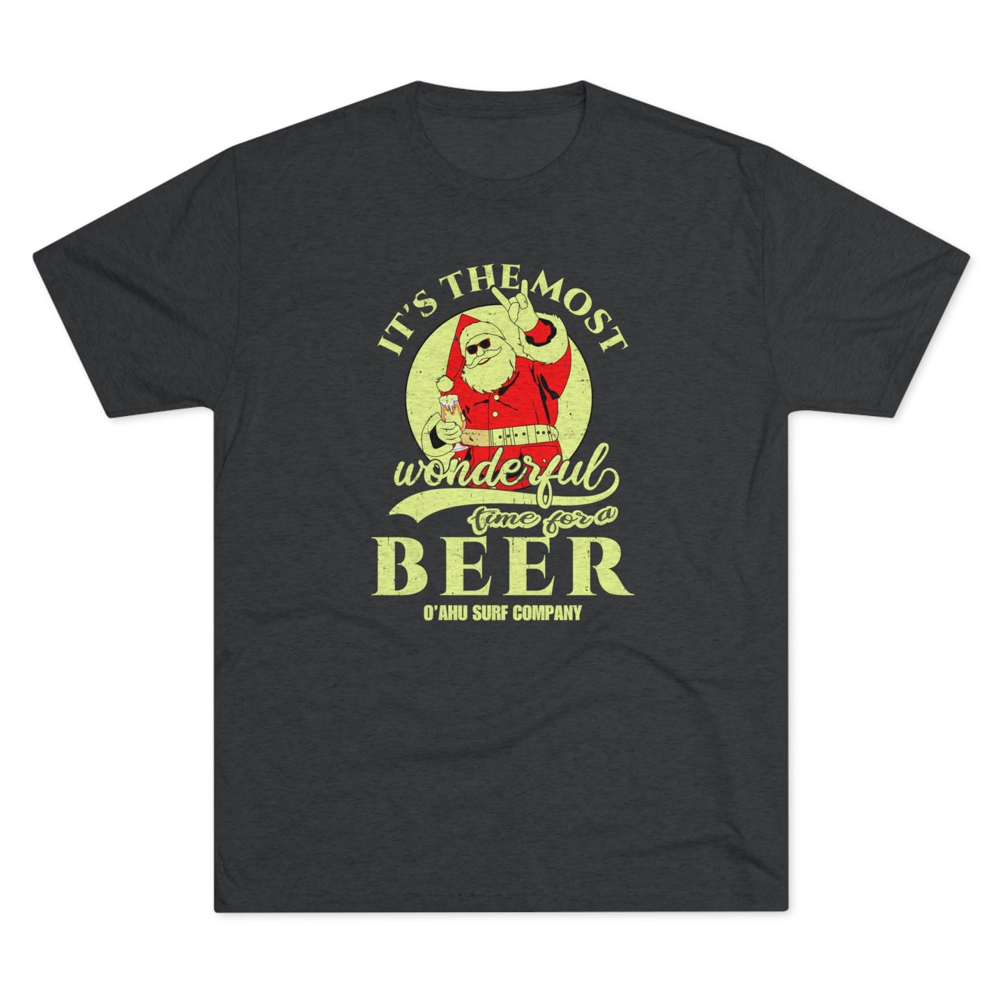 O'ahu Surf Company It's the Most Wonderful Time for a Beer T-shirt - O'ahu Surf Company