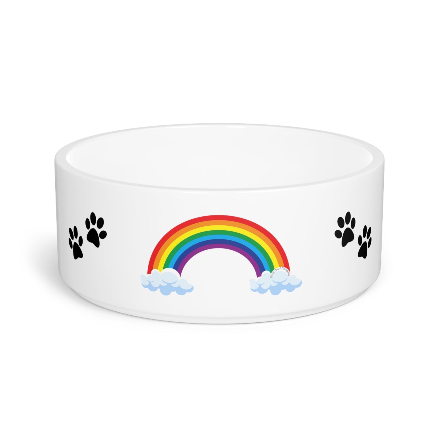O'ahu Surf Company Rainbow Pride Pet Food Bowl - O'ahu Surf Company
