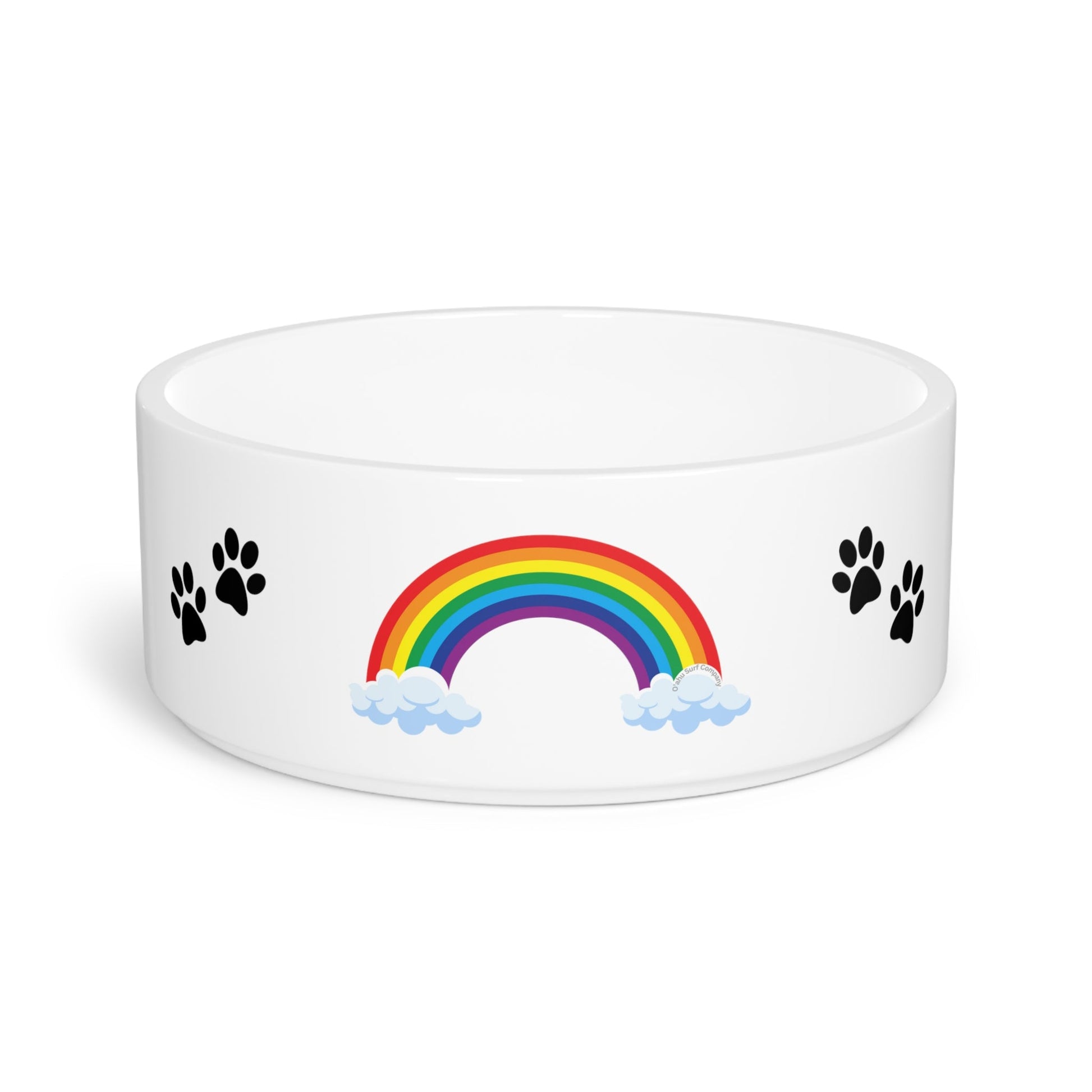 O'ahu Surf Company Rainbow Pride Pet Food Bowl - O'ahu Surf Company