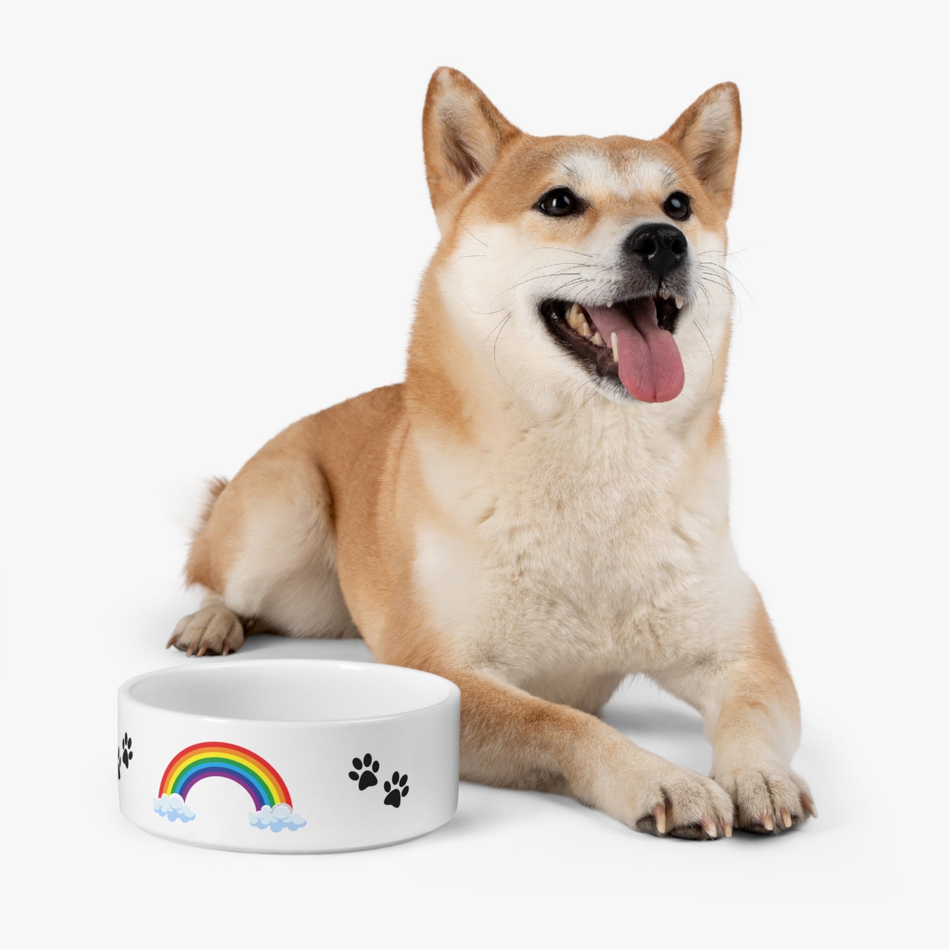 O'ahu Surf Company Rainbow Pride Pet Food Bowl - O'ahu Surf Company