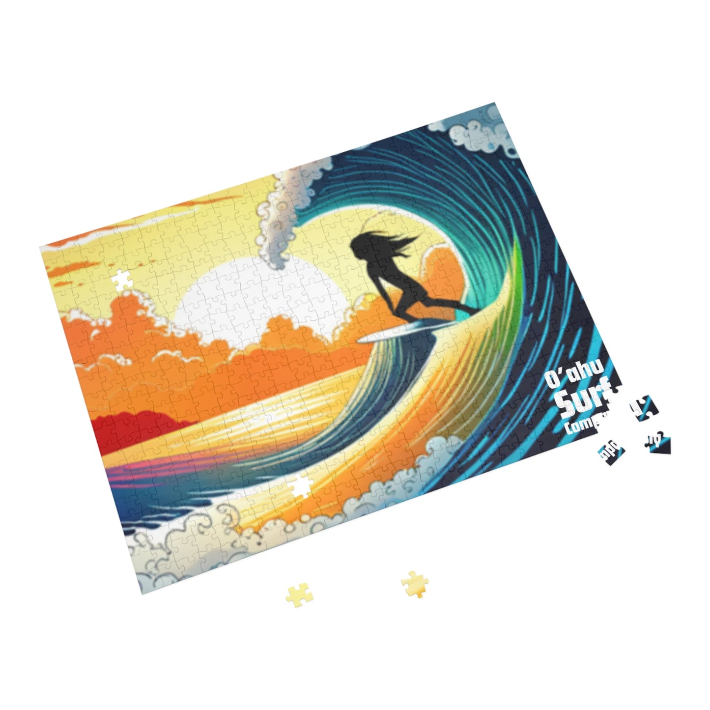 O'ahu Surf Company Surfer Girl Puzzle (500, 1000-Piece) - O'ahu Surf Company