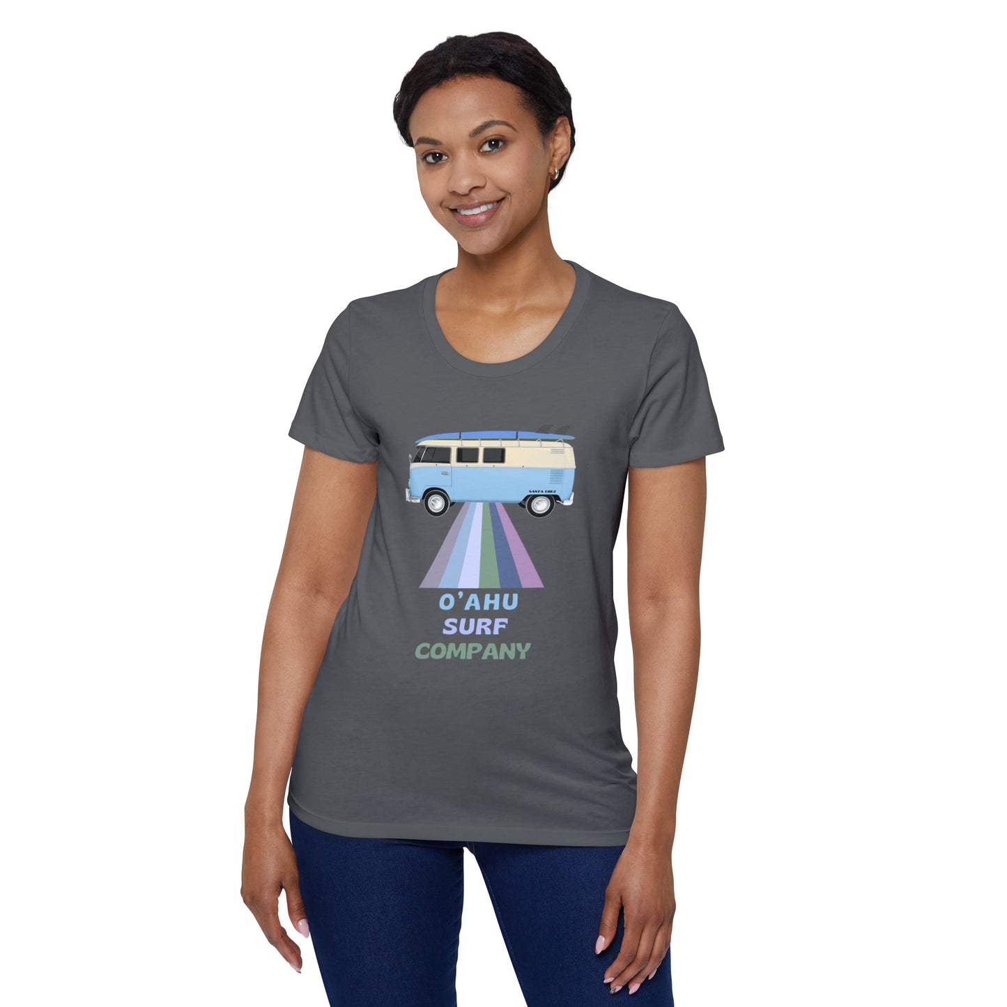 O'ahu Surf Company Women's VW Bus T-Shirt - O'ahu Surf Company