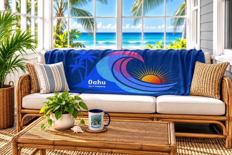 Throw Blankets - O'ahu Surf Company