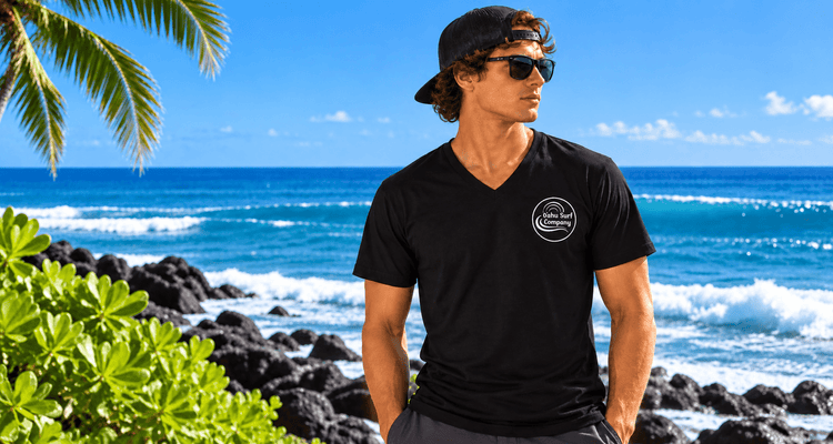 Men's V-Neck T-Shirts - O'ahu Surf Company