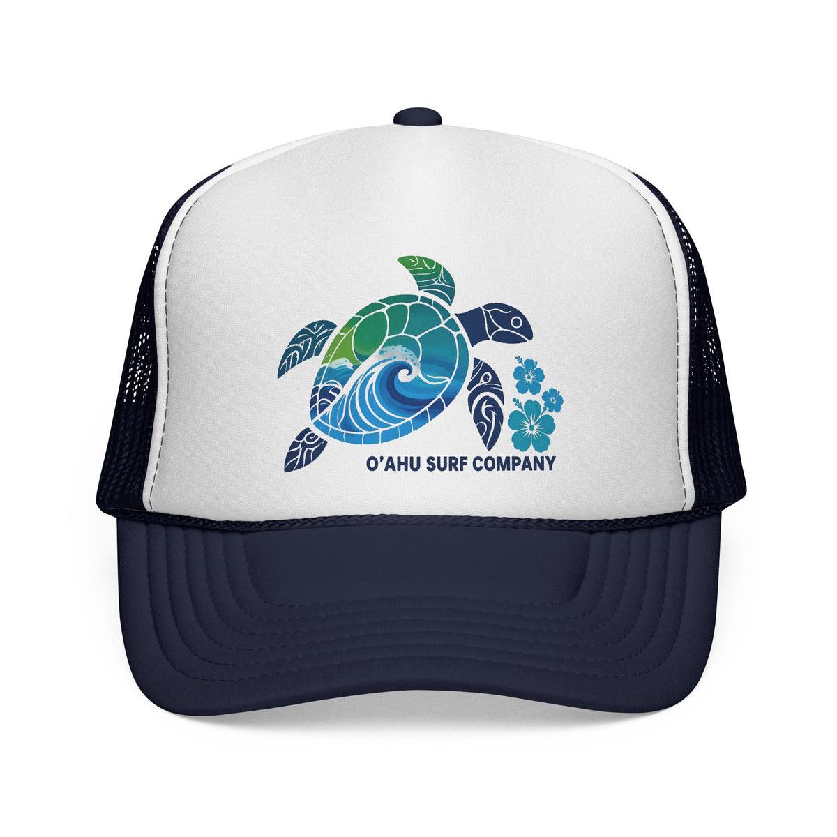 Hawaii Honu Sea Turtle Surf Trucker Hat