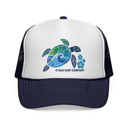 Hawaii Honu Sea Turtle Surf Trucker Hat