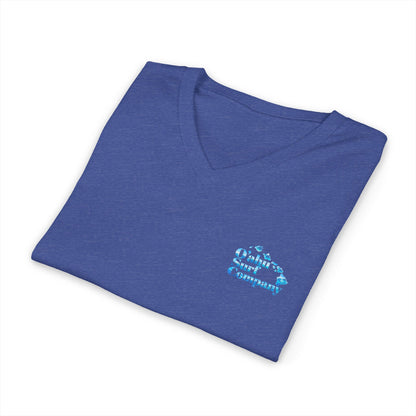 Hawaiian Islands V-Neck T-Shirt - Ocean Surf Style