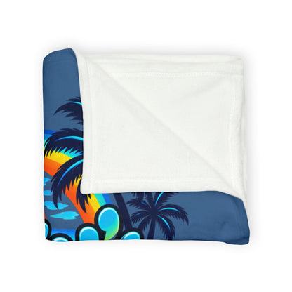 Hawaii Rainbow Sunset Throw Blanket