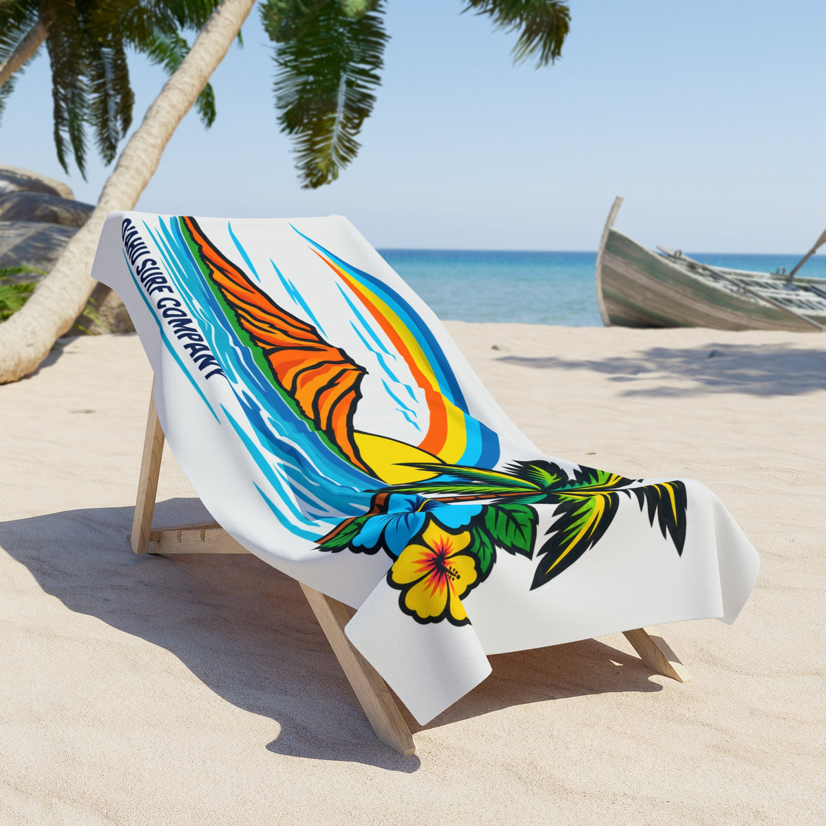 Hawaii Rainbow Beach Towel