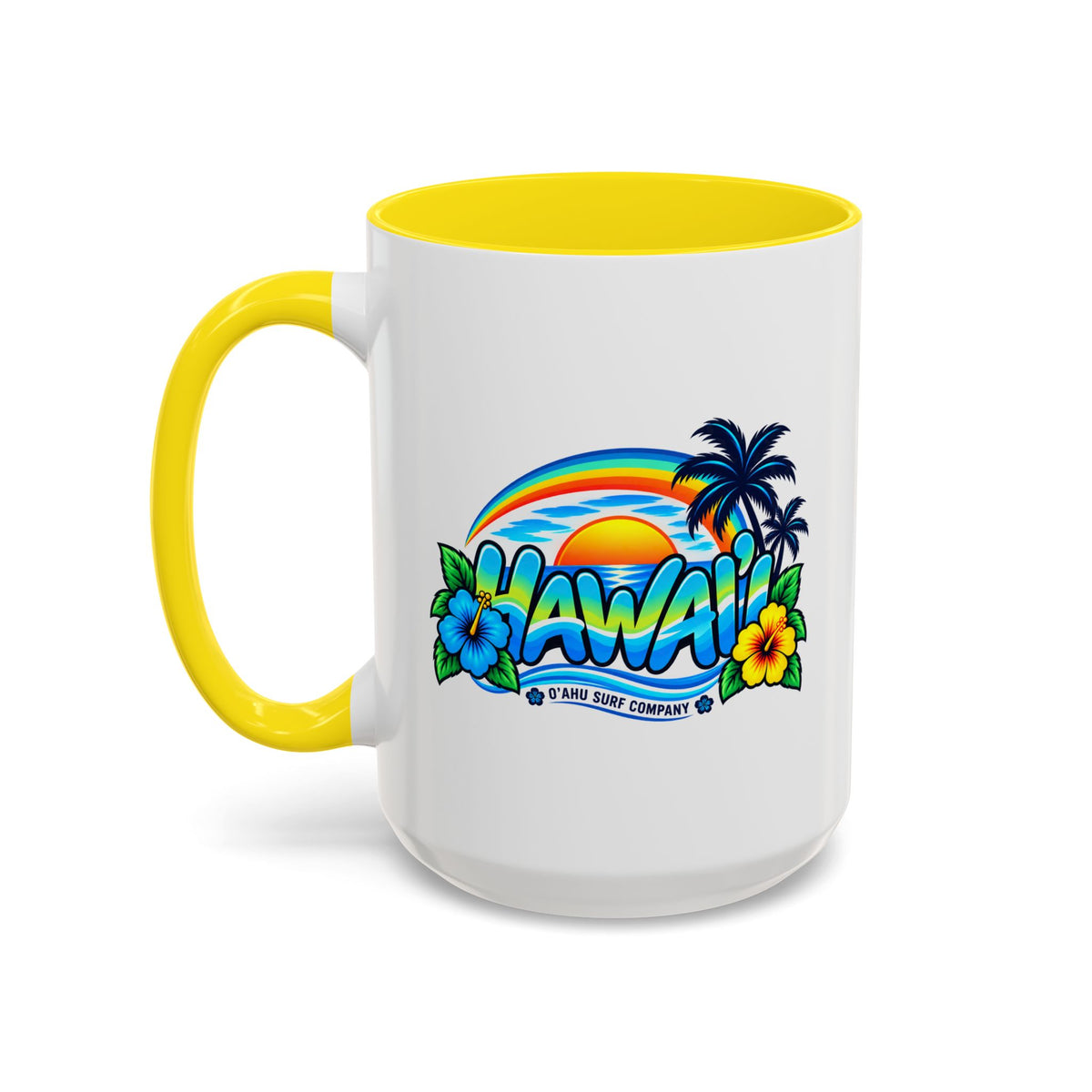 Hawaii Tropical Sunset 15 oz Ceramic Mug – Ocean Wave Coffee Cup