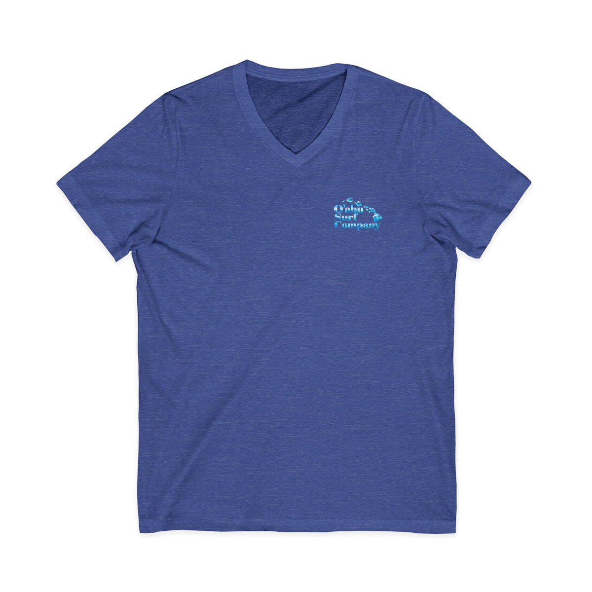 Hawaiian Islands V-Neck T-Shirt - Ocean Surf Style