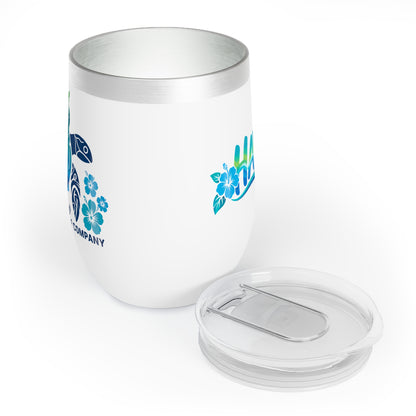 Hawaii Sea Turtle Wine Tumbler – Hawaiian Honu Ocean Wave