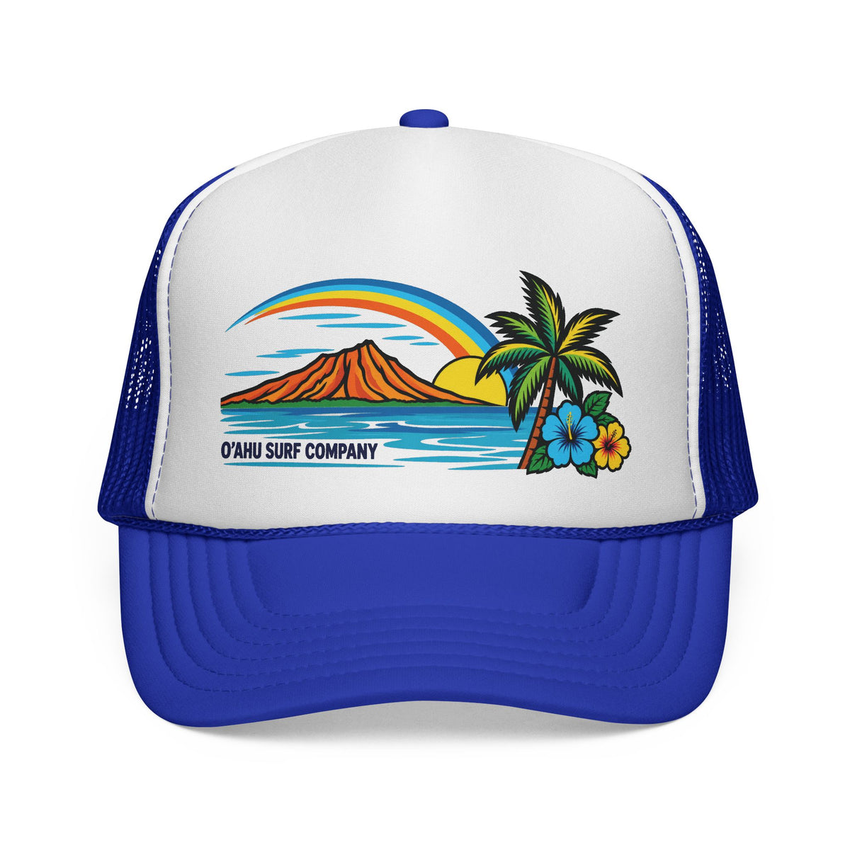 O'ahu Rainbow Hawaii Surf Trucker Hat