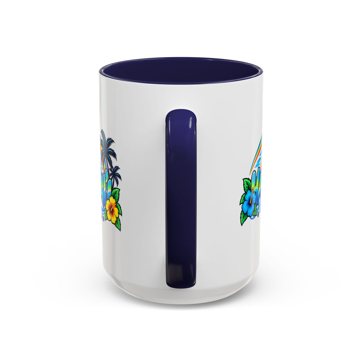 Hawaii Tropical Sunset 15 oz Ceramic Mug – Ocean Wave Coffee Cup