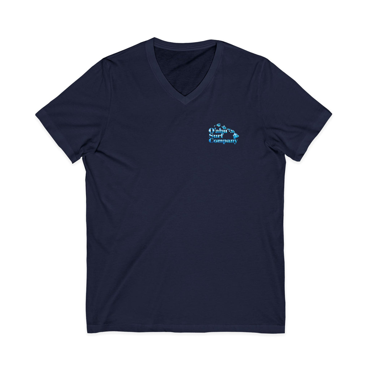 Hawaiian Islands V-Neck T-Shirt - Ocean Surf Style