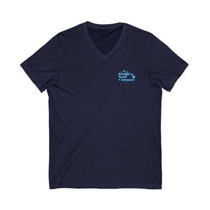 Hawaiian Islands V-Neck T-Shirt - Ocean Surf Style