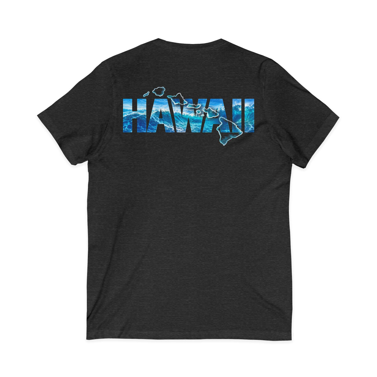 Hawaiian Islands V-Neck T-Shirt - Ocean Surf Style