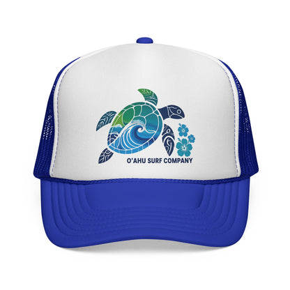 Hawaii Honu Sea Turtle Surf Trucker Hat