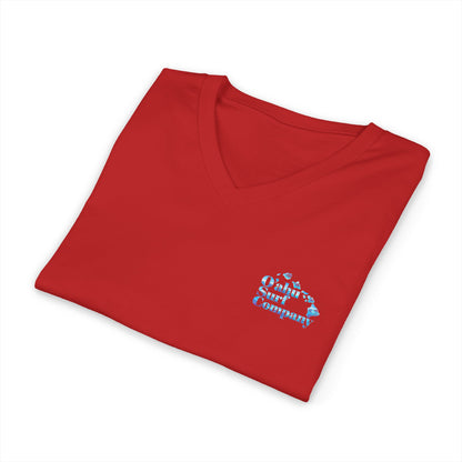 Hawaiian Islands V-Neck T-Shirt - Ocean Surf Style