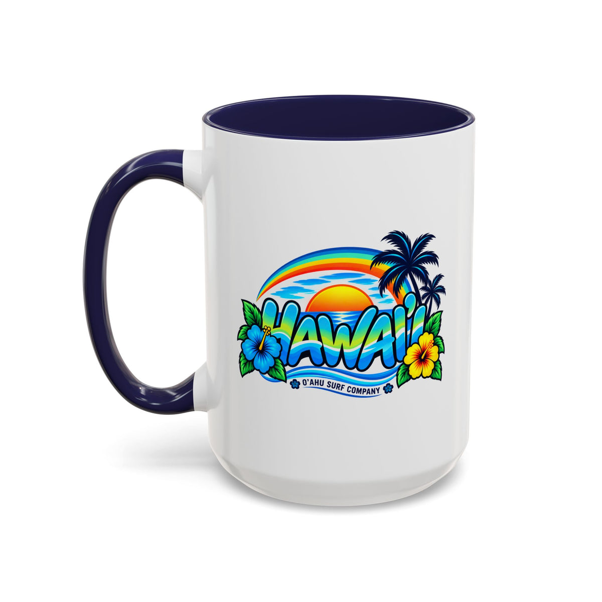 Hawaii Tropical Sunset 15 oz Ceramic Mug – Ocean Wave Coffee Cup