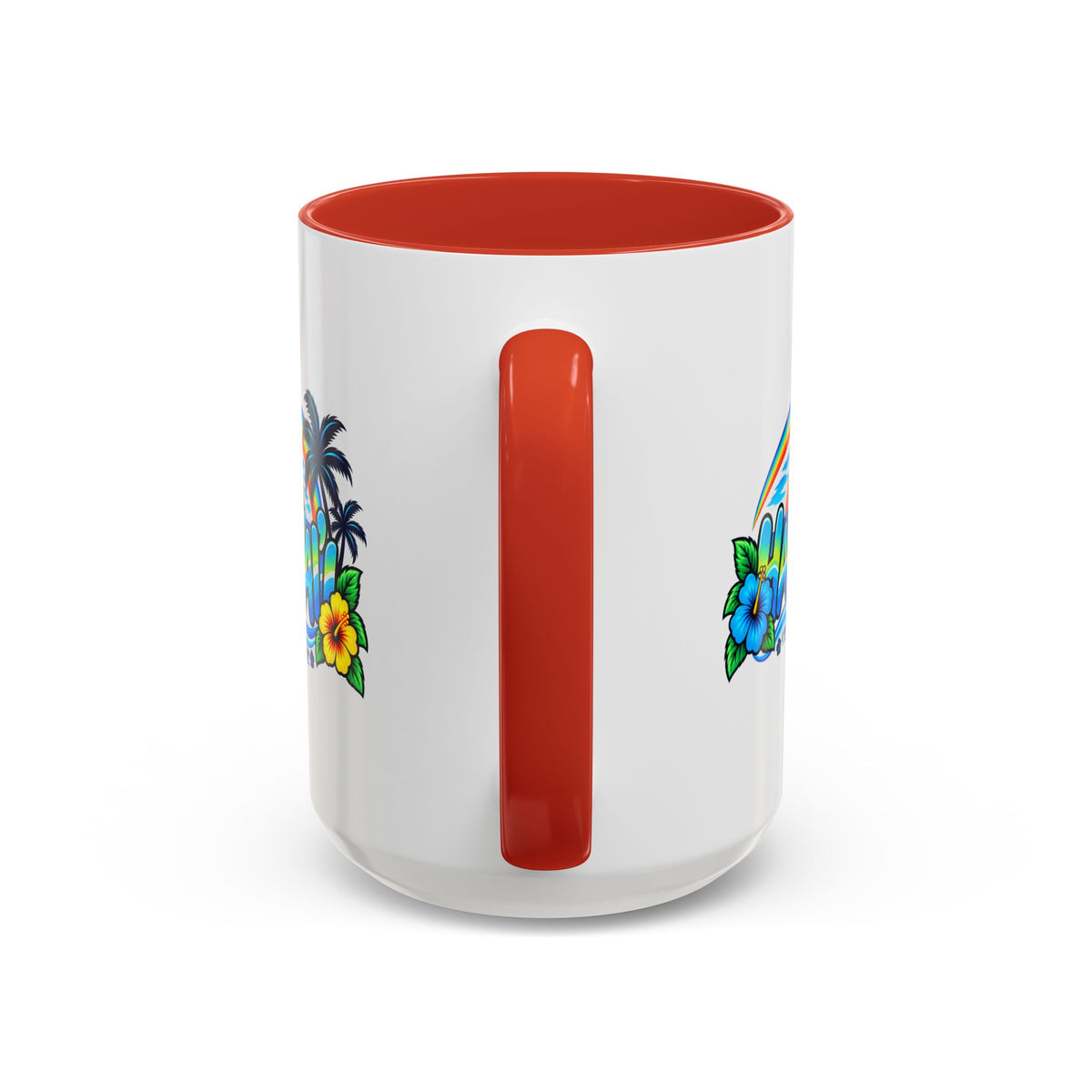 Hawaii Tropical Sunset 15 oz Ceramic Mug – Ocean Wave Coffee Cup