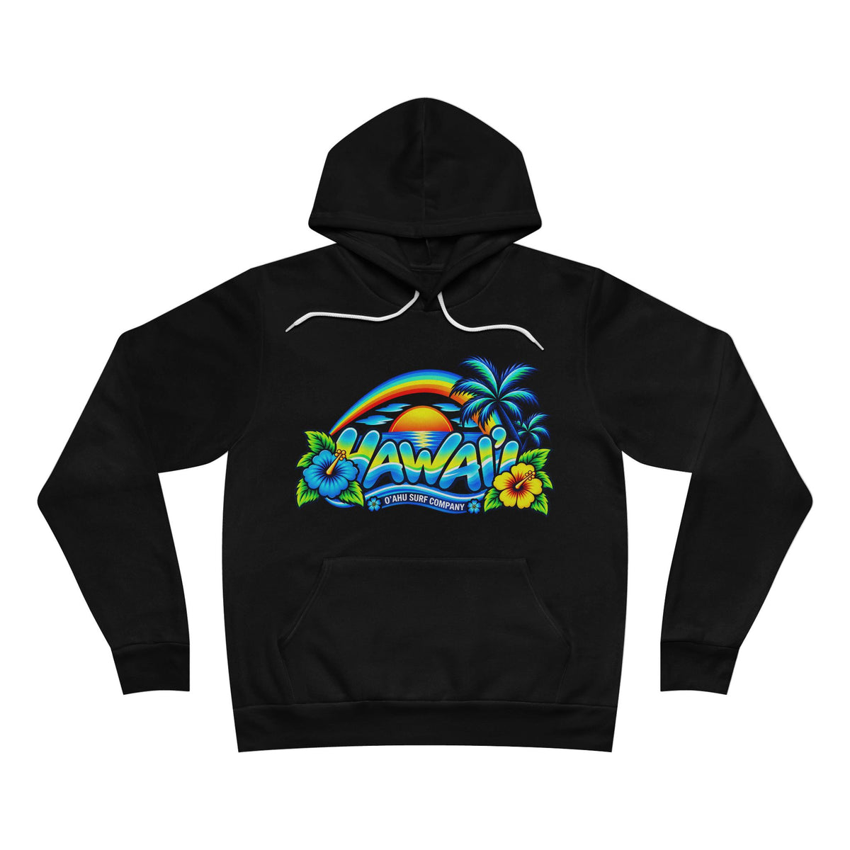 Hawaii Tropical Sunset Hoodie – Oahu Surf Pullover Sweatshirt