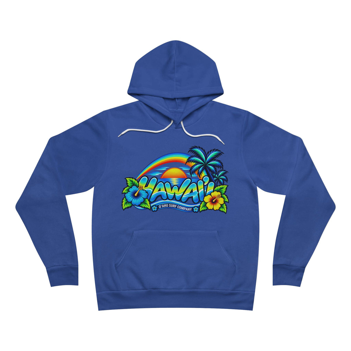 Hawaii Tropical Sunset Hoodie – Oahu Surf Pullover Sweatshirt