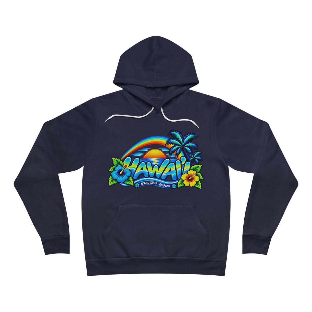 Hawaii Tropical Sunset Hoodie – Oahu Surf Pullover Sweatshirt