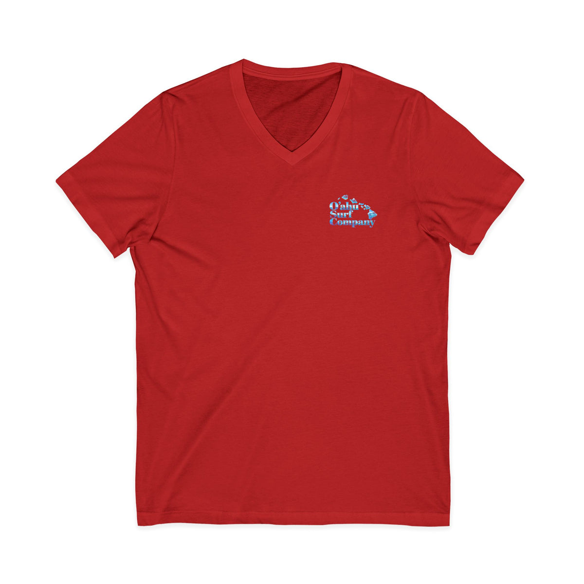 Hawaiian Islands V-Neck T-Shirt - Ocean Surf Style