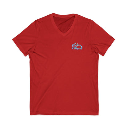 Hawaiian Islands V-Neck T-Shirt - Ocean Surf Style