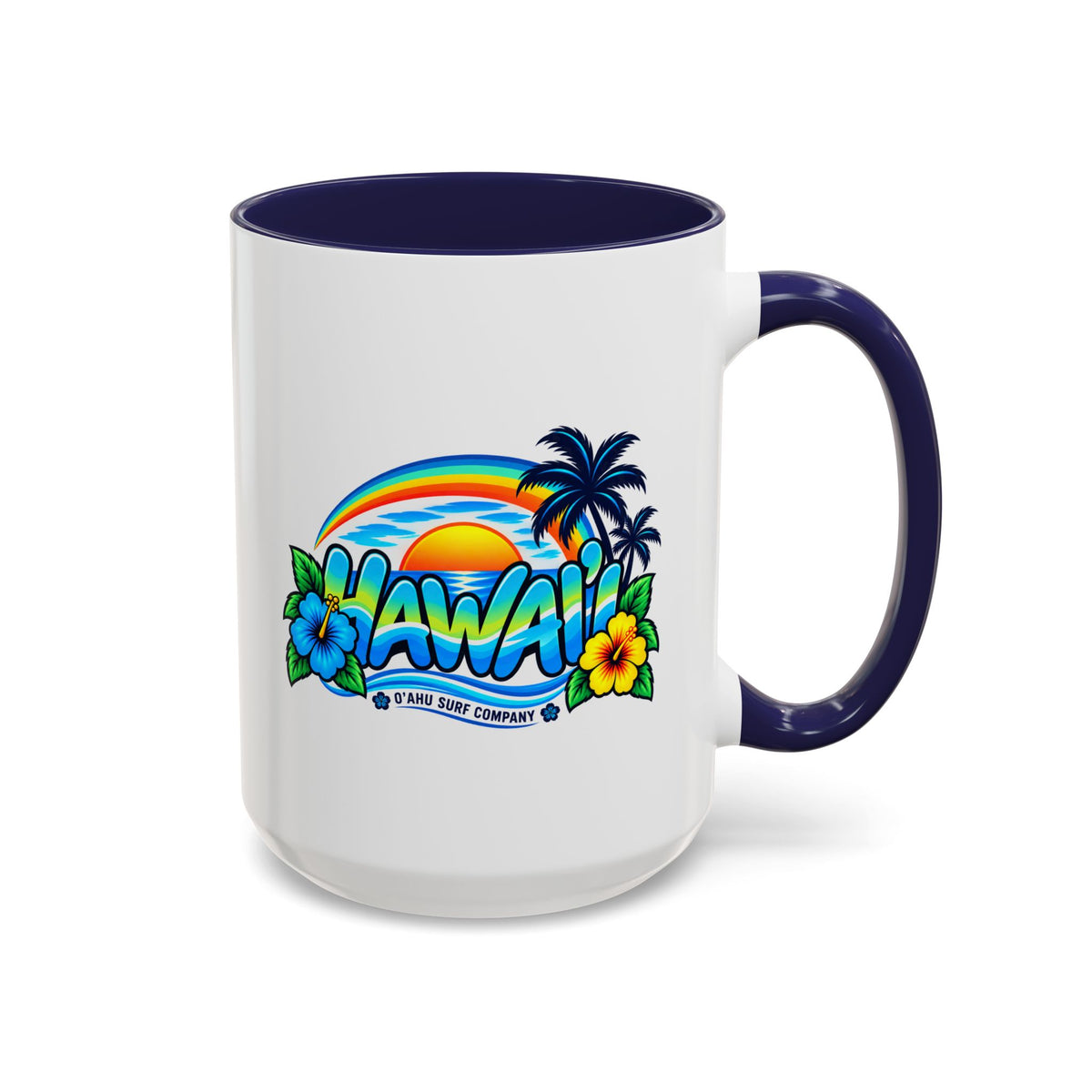 Hawaii Tropical Sunset 15 oz Ceramic Mug – Ocean Wave Coffee Cup