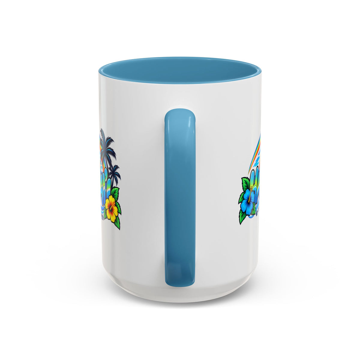 Hawaii Tropical Sunset 15 oz Ceramic Mug – Ocean Wave Coffee Cup
