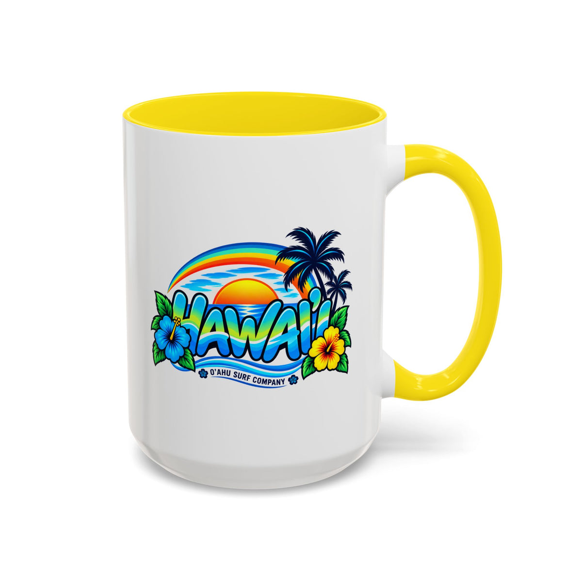 Hawaii Tropical Sunset 15 oz Ceramic Mug – Ocean Wave Coffee Cup