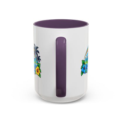 Hawaii Tropical Sunset 15 oz Ceramic Mug – Ocean Wave Coffee Cup